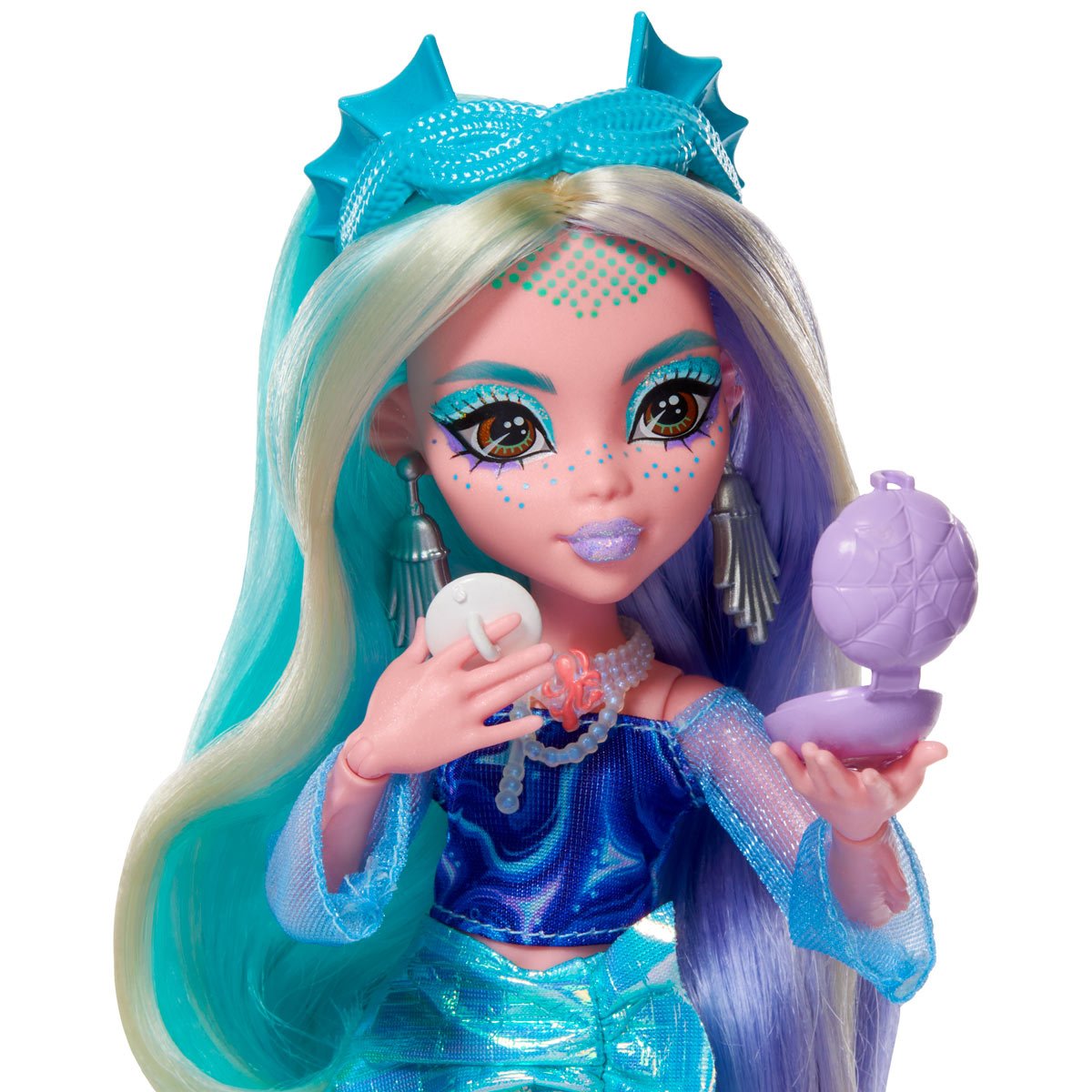 Skulltimate Secrets Fearidescent Lagoona Blue Doll