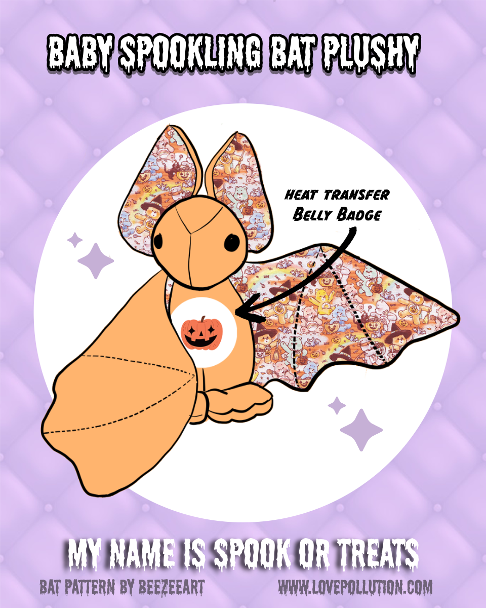 Baby Spook or Treat Spookling Bat Plushy