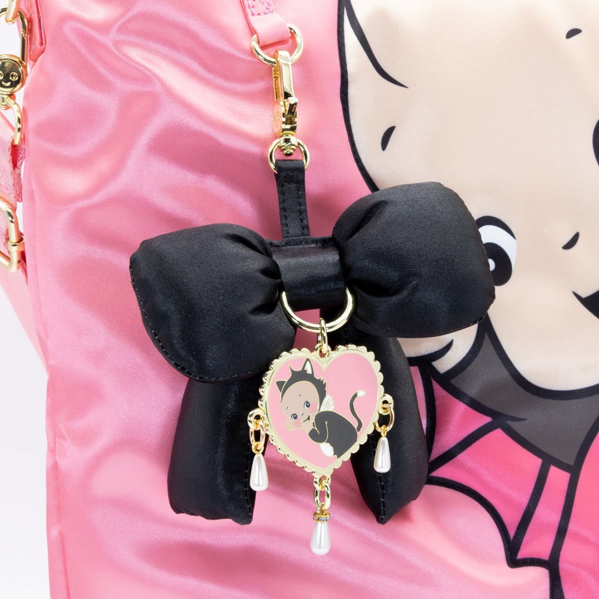 Kewpie Mystery Puffy Bow Cameo Blind-Box Bag Clip