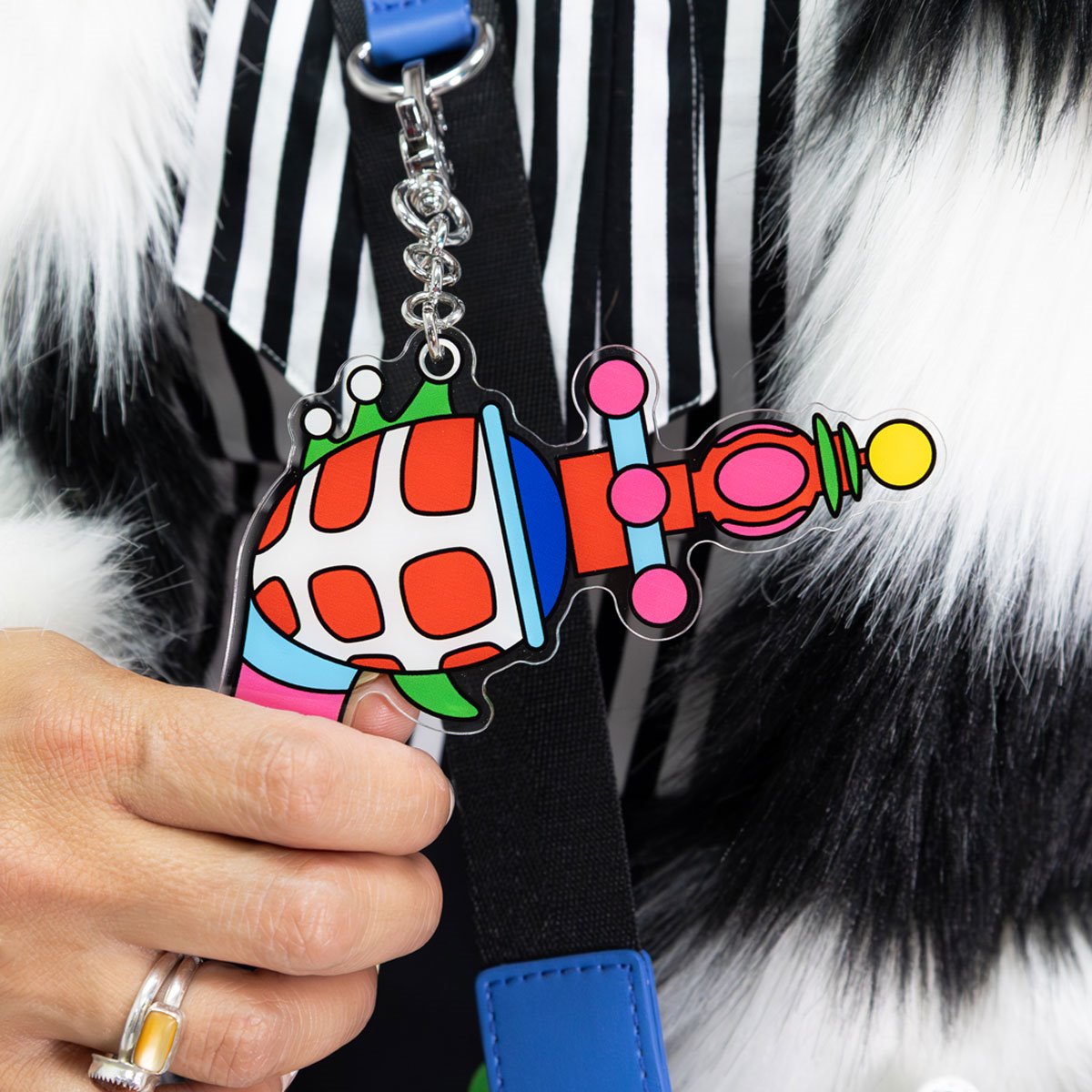 Killer Klowns From Outer Space Jojo's Ice Cream Truck Crossbody Bag with Ray Gun Charm