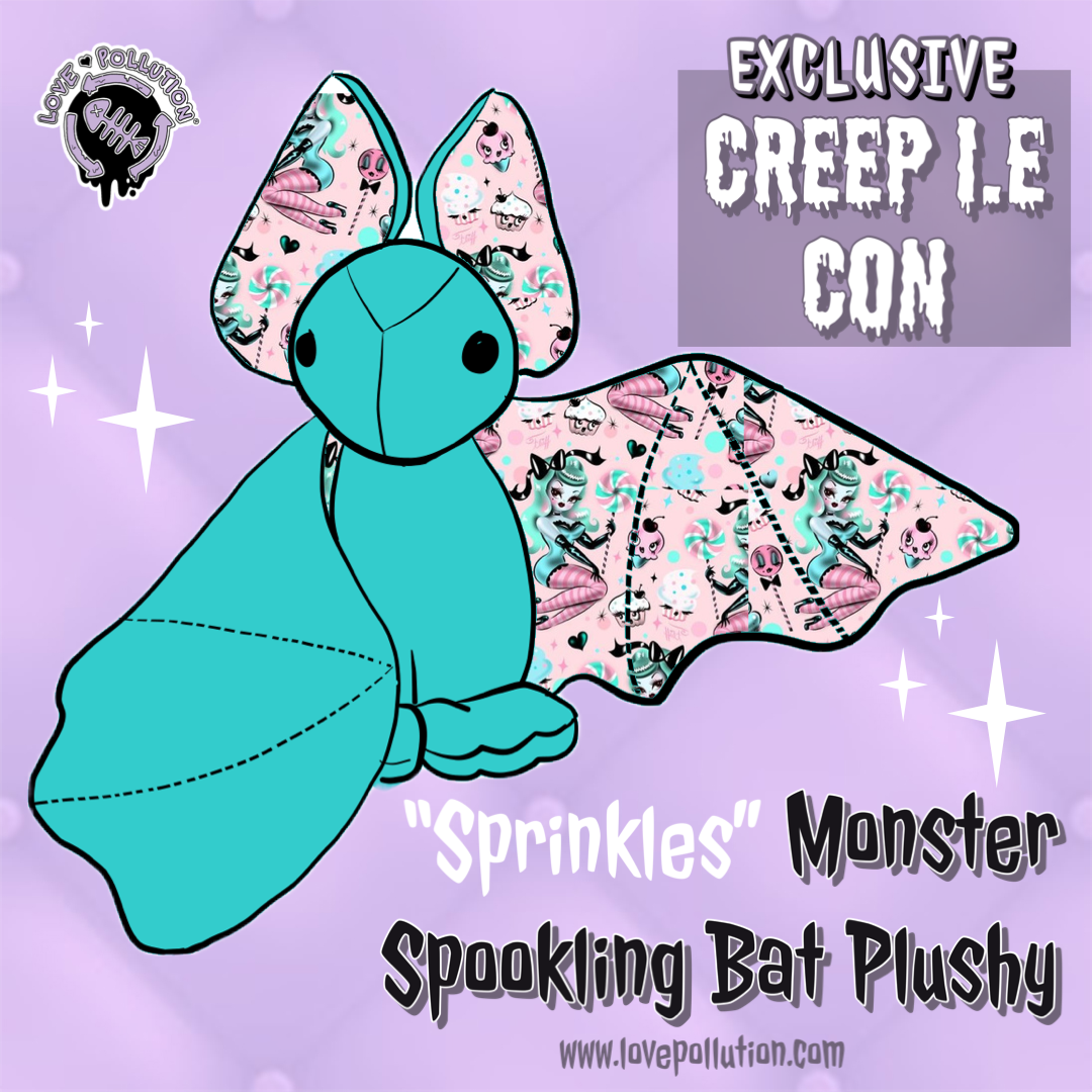 Sprinkles Monster Spookling Bat Plushy (Pre-order)
