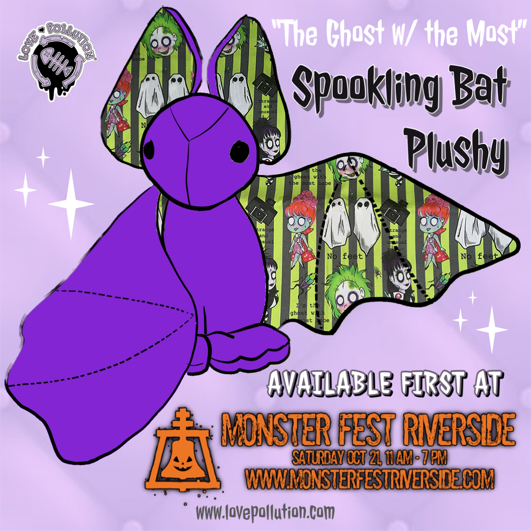 The Ghost with the Most Purple Spookling Bat Plushy (Pre-Order - Monster Fest Exclusive)