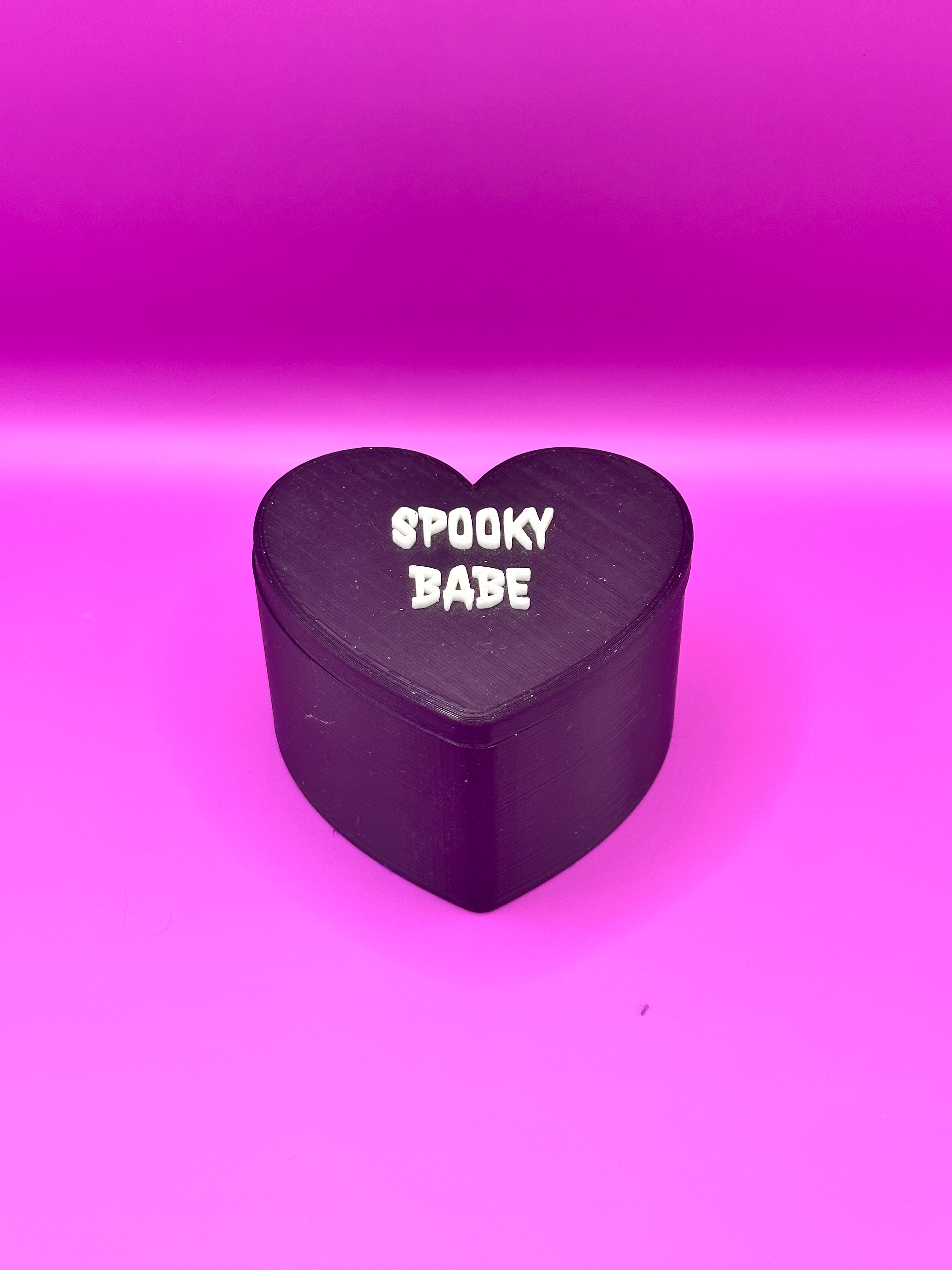 “Spooky Babe” 3D Heart Shaped Storage Box