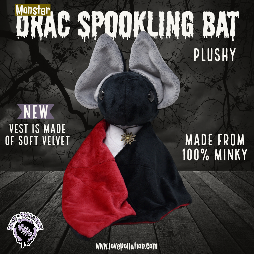 Monster Drac Spookling Plushy (Made to Order)