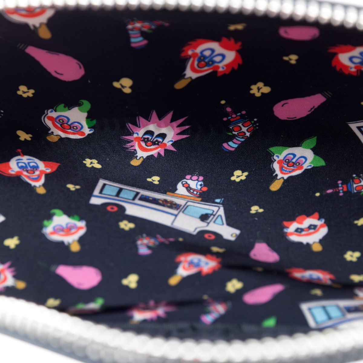 Killer Klowns From Outer Space Jojo's Ice Cream Truck Crossbody Bag with Ray Gun Charm