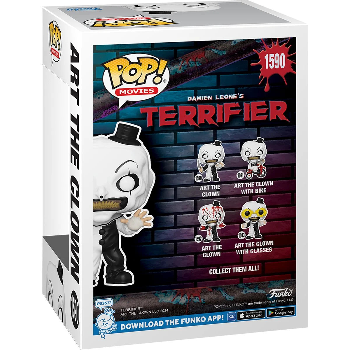 Terrifier Art the Clown Funko Pop! Vinyl Figure #1590