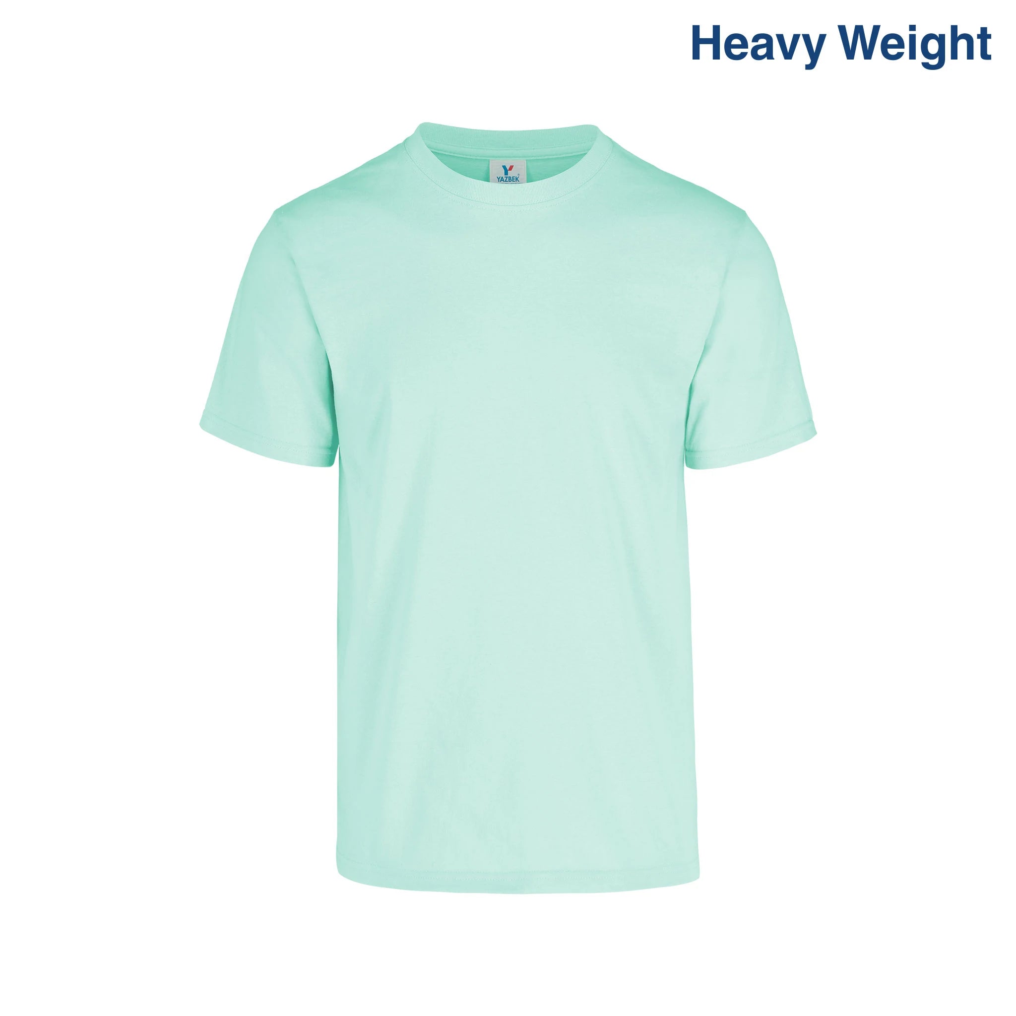Aqua Heavy Weight Short Sleeve T-shirt by Yazbek 